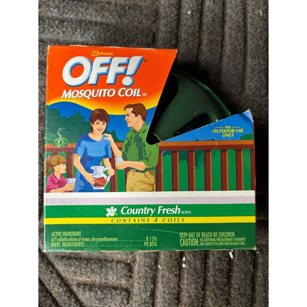 OFF Mosquito Repellent Coil (4 Coils) Terracotta Pottery Burner Holder  1998